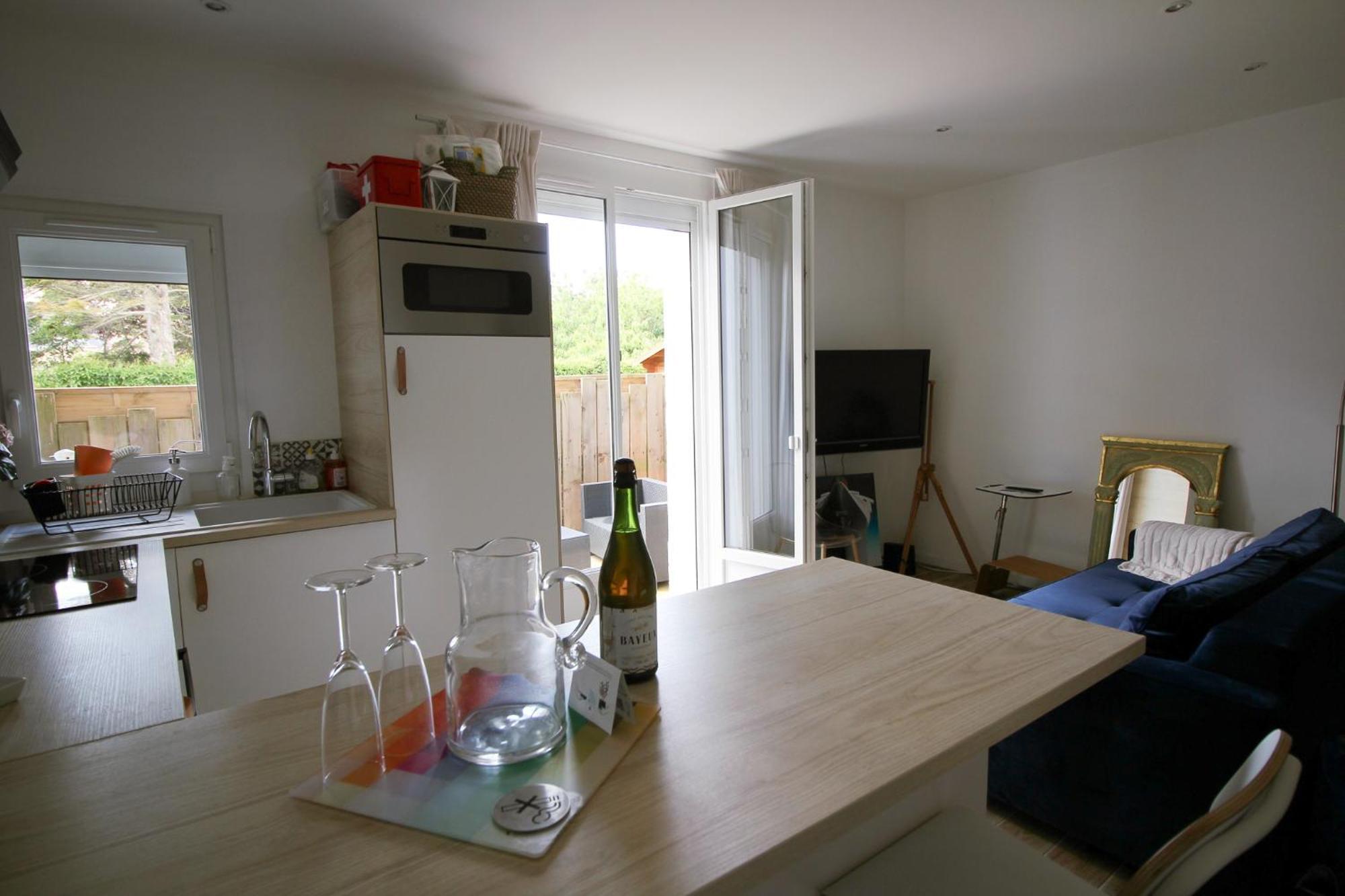 Appartement Avec Terrasse Privee, Plage A Pied 滨海圣奥班 外观 照片